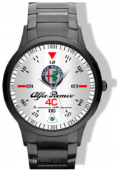 arw017 alfa romeo 4c black steel watch